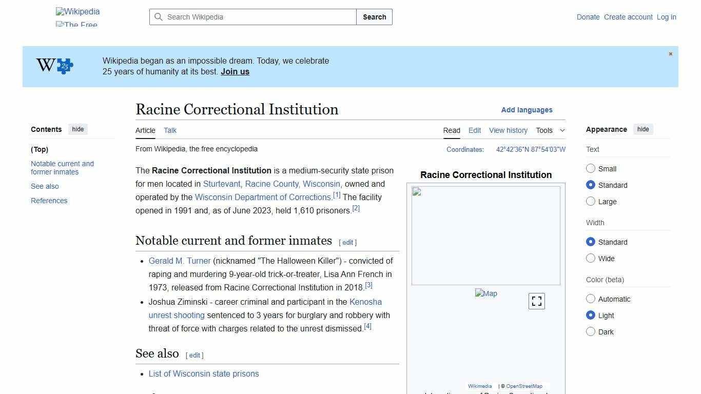 Racine Correctional Institution - Wikipedia